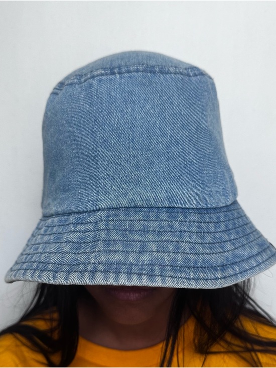 Zara Other - Zara Denim Bucket Hat in Light Blue